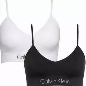 SOLD/ CK seamless bralettes / large